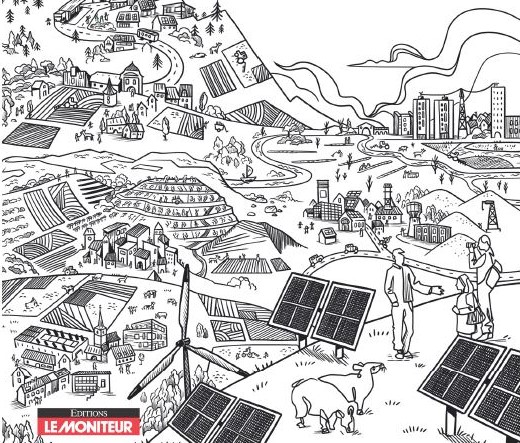 Couverture de Paysages de l'après-pétrole : 7 expériences européennes, de Mathilde Kempf et Armelle Lagadec