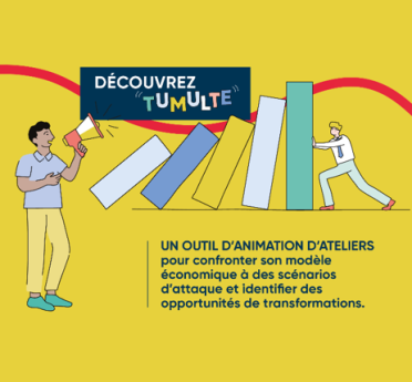 Découvrez Tumulte : un outil d'animation d'ateliers pour confronter son modèle économique à des scénarios d'attaque et identifier des opportunités de transformations.