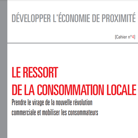 Couverture de l'étude "Le ressort de la consommation locale"