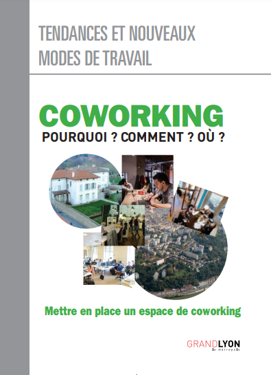 Couverture de l'étude "Guide pour mettre en place un espace de coworking"