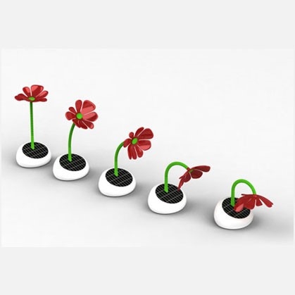 Illustration représentant une fleur qui se fane.