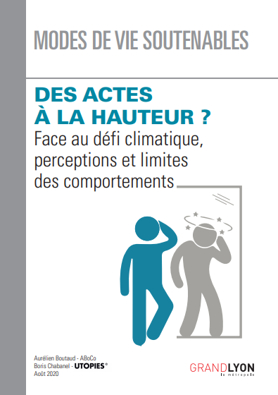 Couverture de l'étude Modes de vie soutenables - Des actes à la hauteur ?