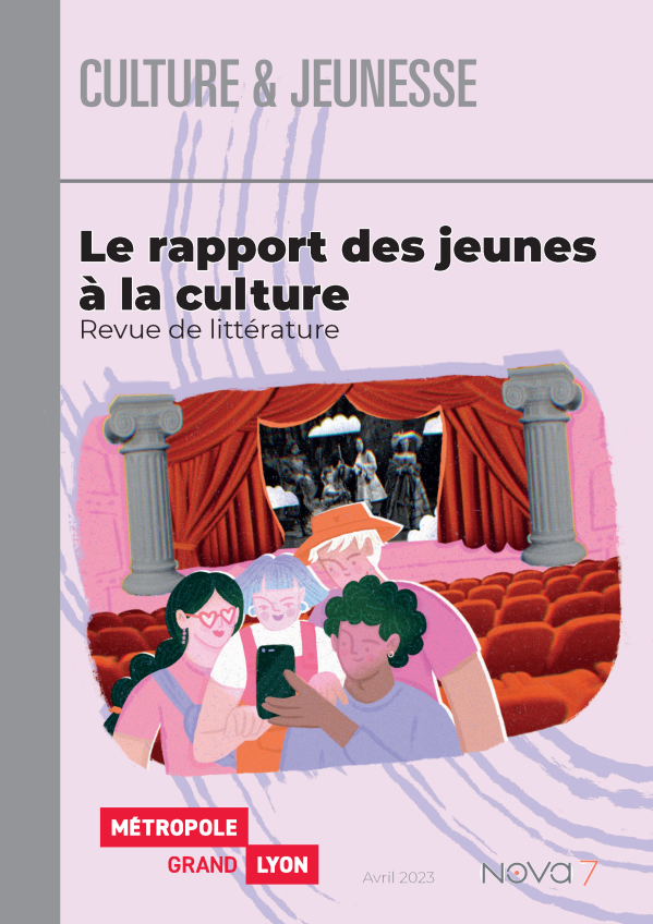 Couverture Le rapport des jeunes à la culture, Revue de littérature