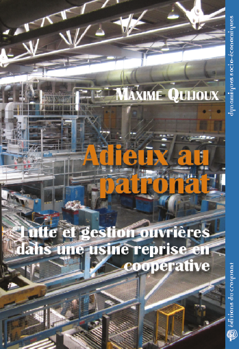 Couverture de Adieux au patronat, de Maxime Quijoux