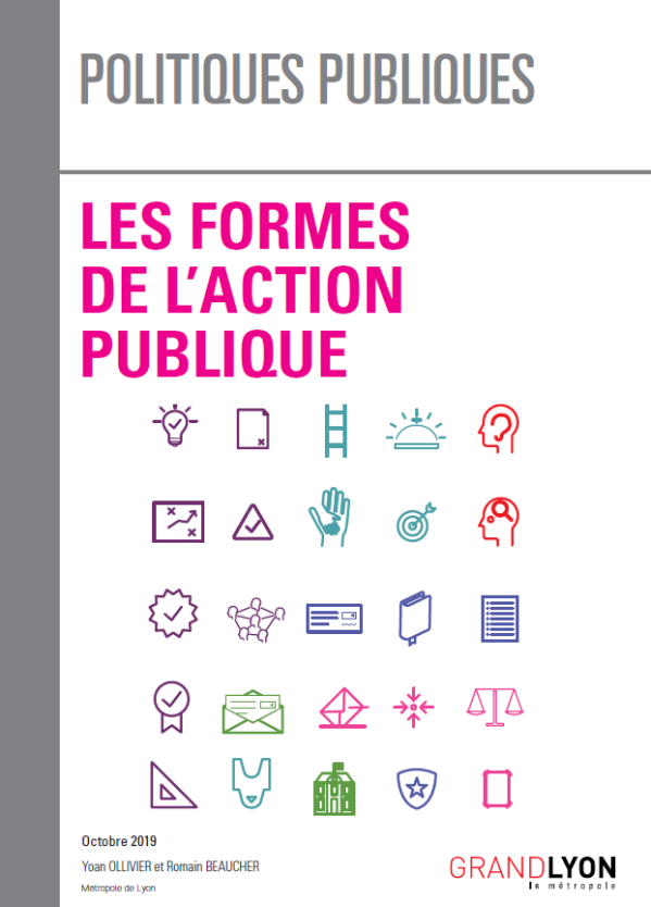 Une de l'étude "les formes de l'action publique"