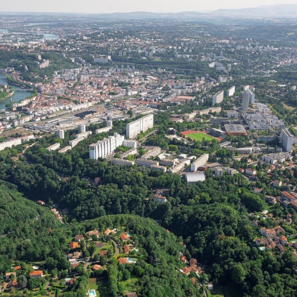 Photo paysage agglomération