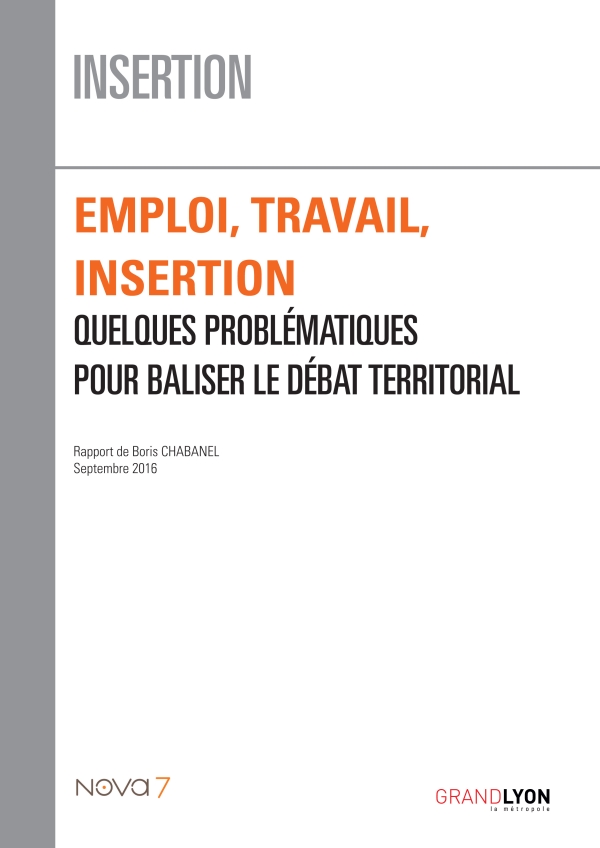 Boris Chabanel Emploi, travail, insertion