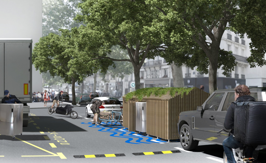Simulation d'un micro hub dans un centre ville