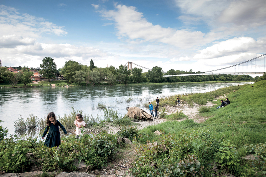 Photo des bords de l'île de la table ronde