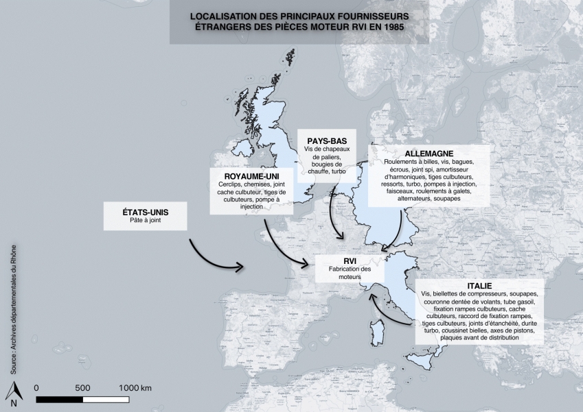États-unis, Royaume-uni, Pays-Bas, RVI, Allemagne, Italie