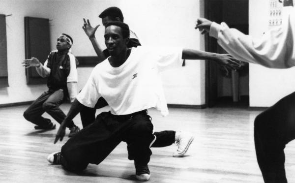 Les membres de BBoys Breakers en train de danser lors d'une répétition