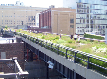 Photo de la highline à New York City