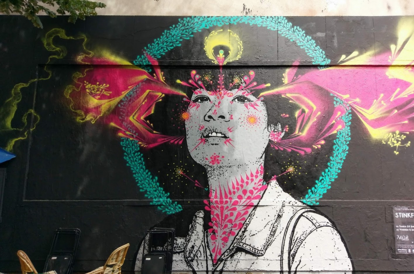 STINKFISH sur le Mur Oberkampf en 2018