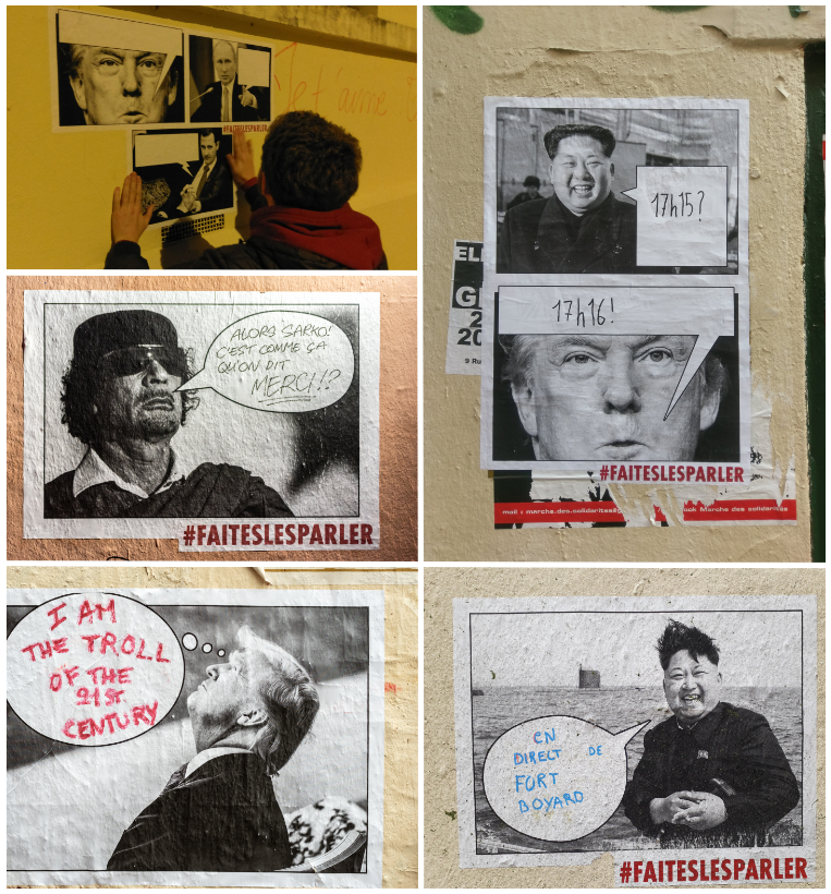 Collages, Lyon 1er, 2018 