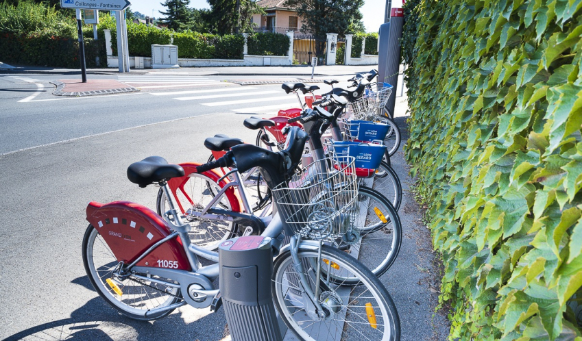 Photographie d'une station vélo'v