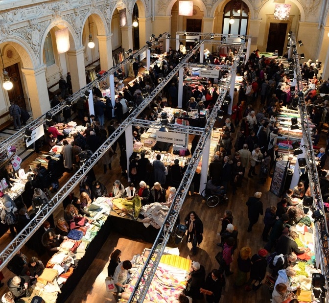 Marché des soies de Lyon, vu du haut